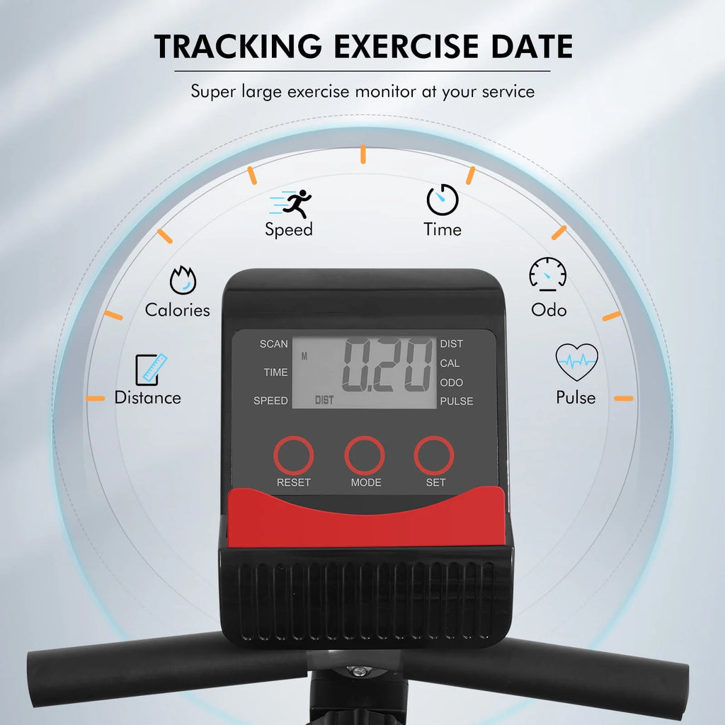 Recumbent Exercise Bike 8 Levels Quiet F4894