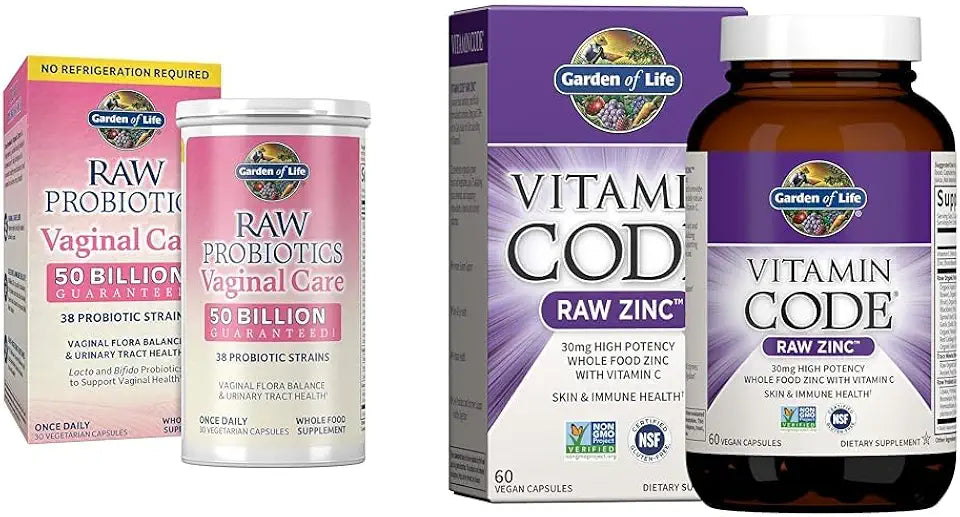 50 Billion CFU Probiotics with 30mg Zinc D682
