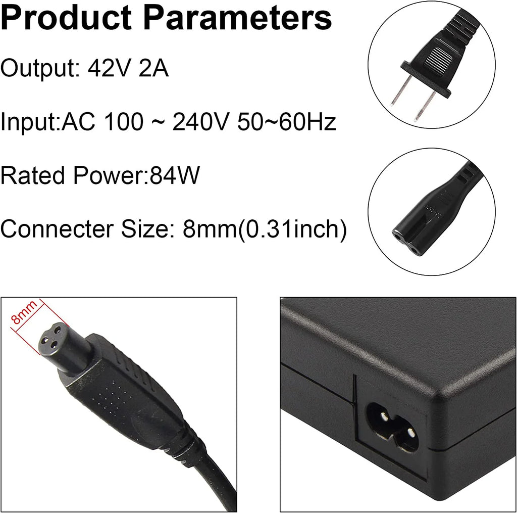 42V 2A Adapter Charger for Electric Scooter N17157