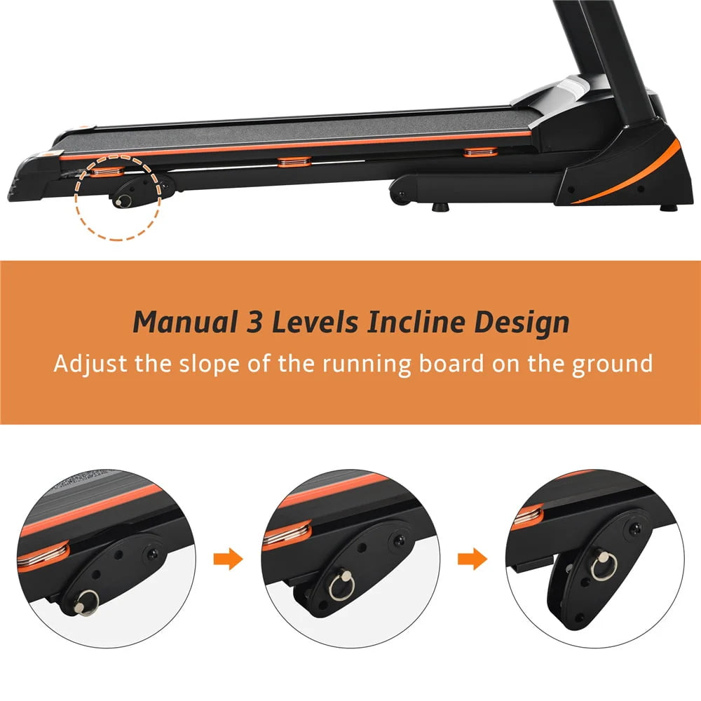 Folding Electric Treadmill with Incline R772819