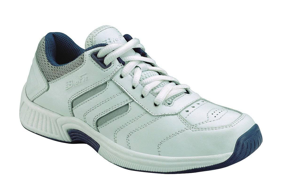 White Leather 7.5 W Orthofeet Shoes S159