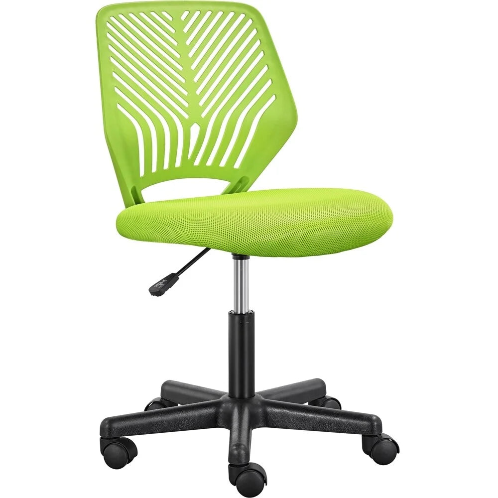 Purple Adjustable Armless Swivel Office Chair Q14695
