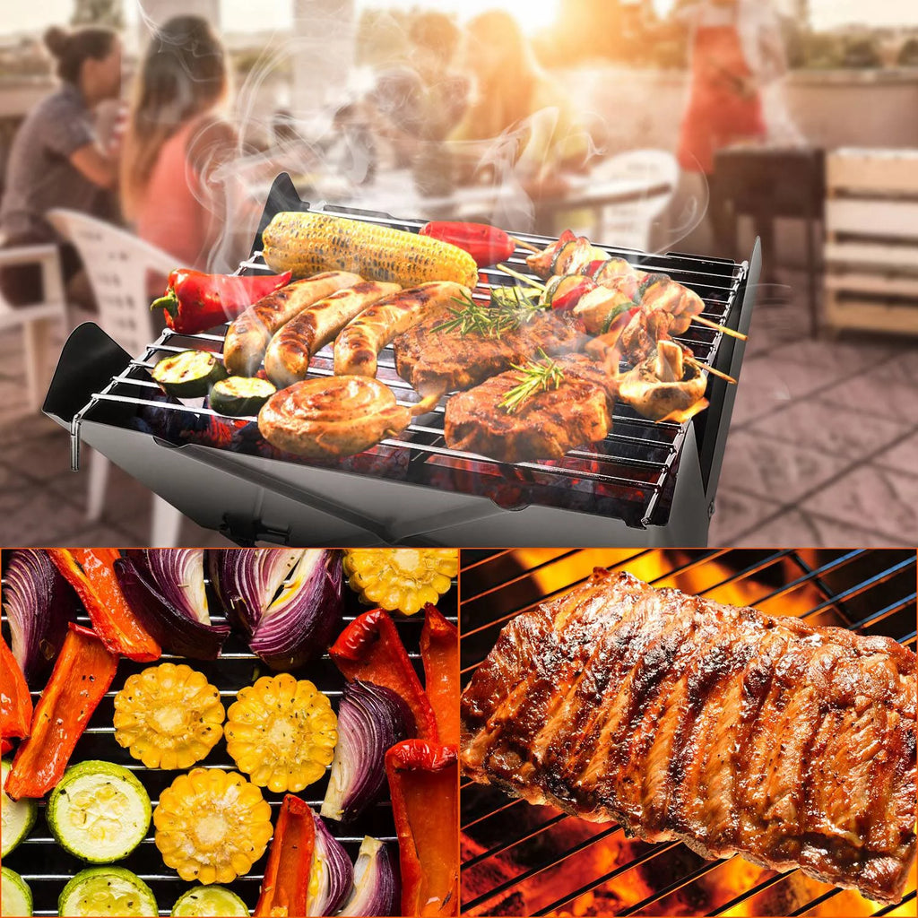 Foldable Mini Stainless Steel BBQ Grill J78068