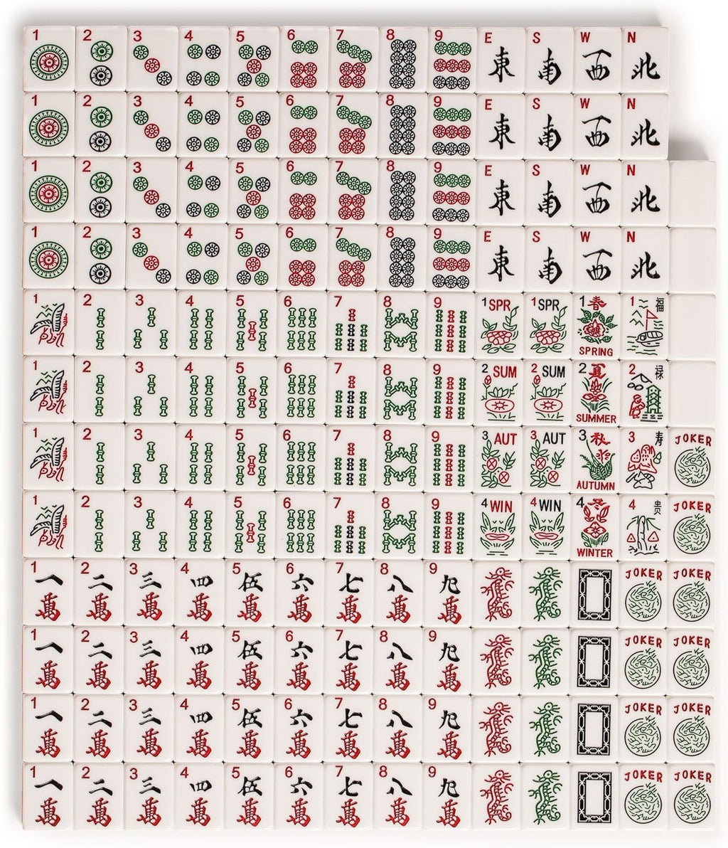Set of 166 American Mahjong Tiles R6836