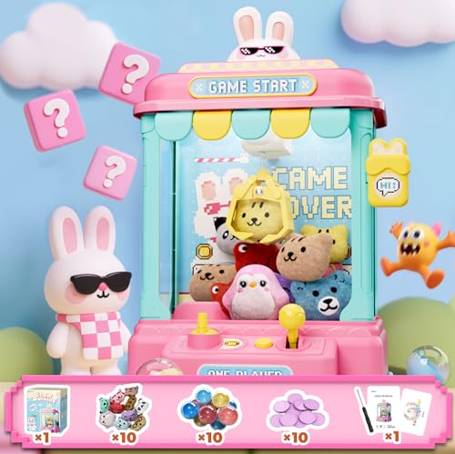Mini Claw Machine with Plush and Capsule Toy P330