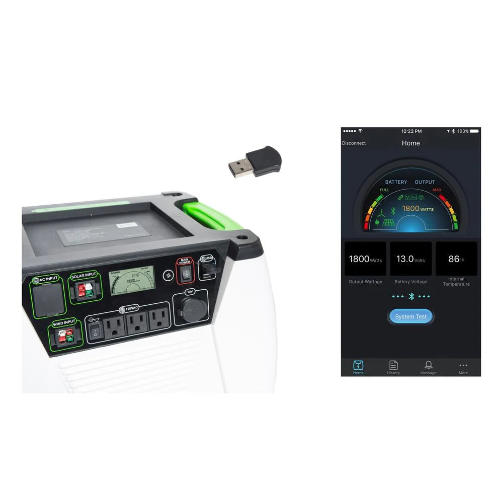 Portable Generator with Solar Power Panel M805963