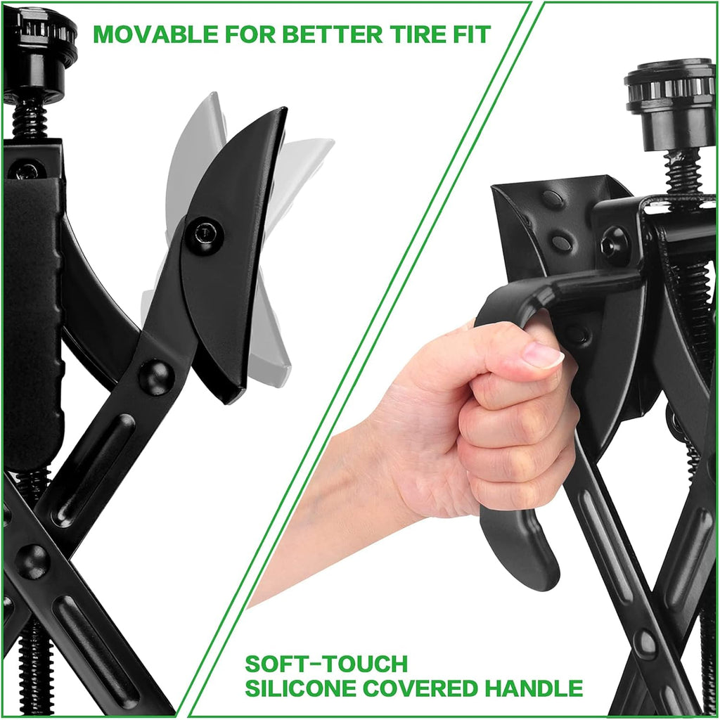 X-Chock Wheel Stabilizer, Scissor Tire Locking Chocks, 1 Pair U433