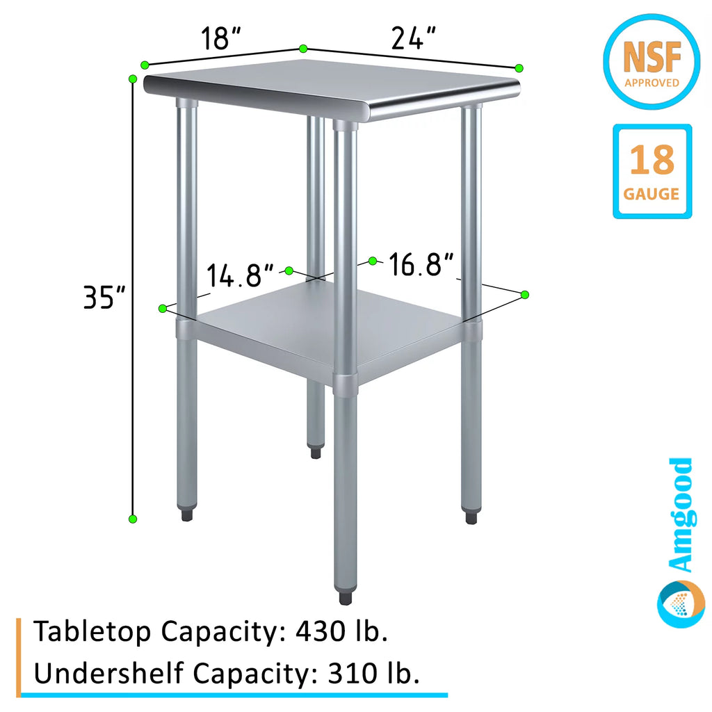 Stainless Steel Work Table with Undershelf Q9292