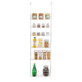 Over the Door Pantry Organizer Rack with 6 Adjustable Steel Shelves C765