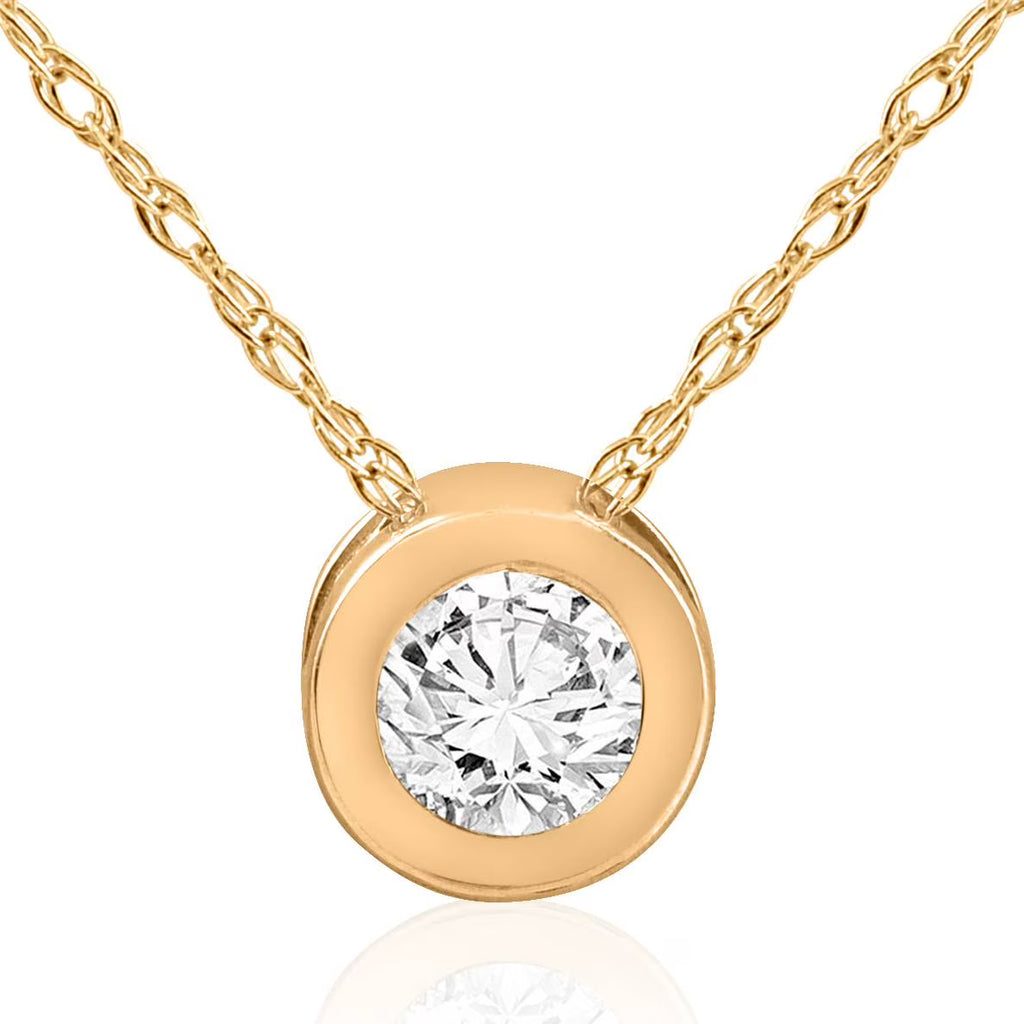 14k Yellow Gold Diamond Pendant R557296