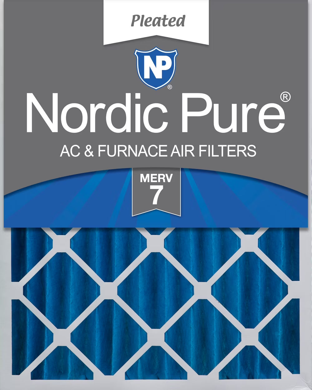 16x25x4 Pleated MERV 7 Air Filter E490