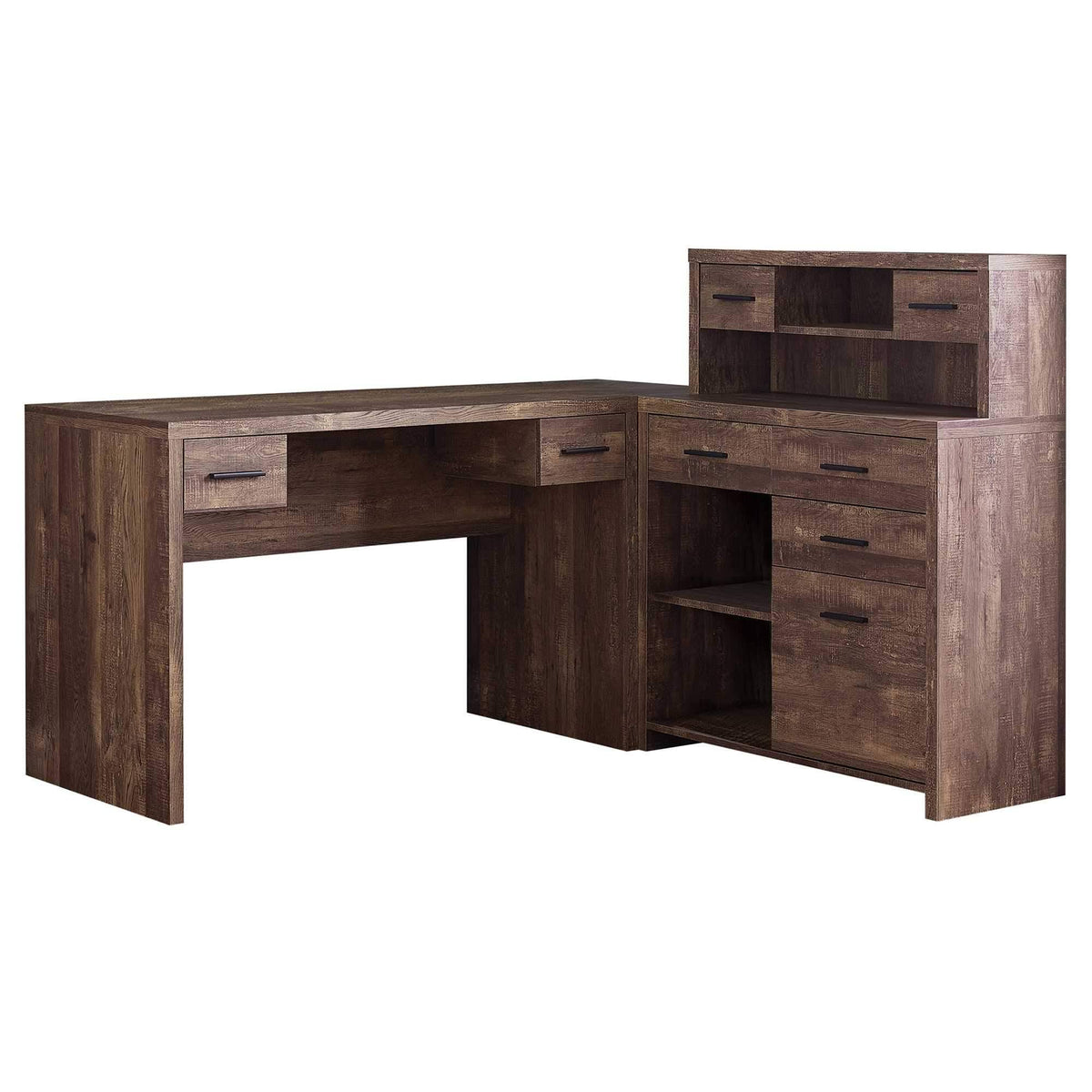 Grey Reclaimed Wood Computer Desk V728832