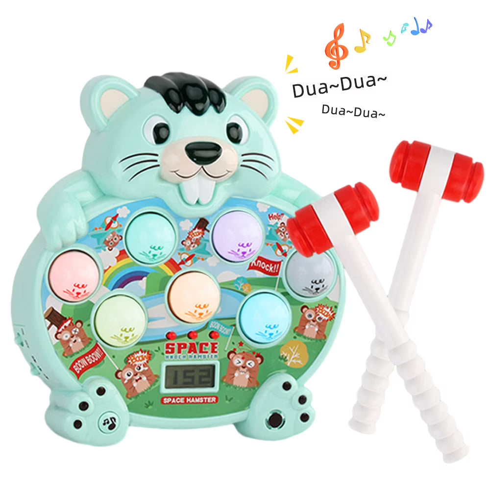 Whack a Mole Game Toy with Sound and Light and 2 Hammers A3490