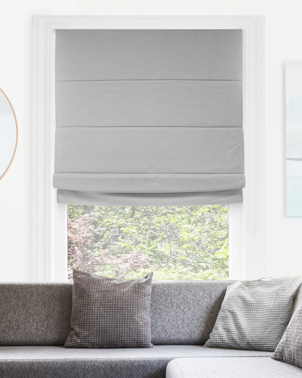 Cordless Blackout Roman Shade 31"W X 64"H A177