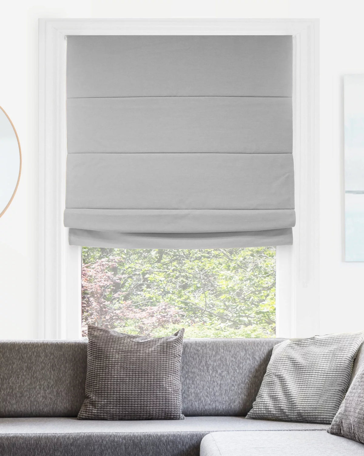 Cordless Blackout Roman Shade 31"W X 64"H A177