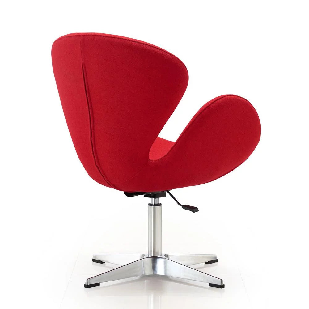 Wool Blend Adjustable Swivel Chair Set of 2 I8433