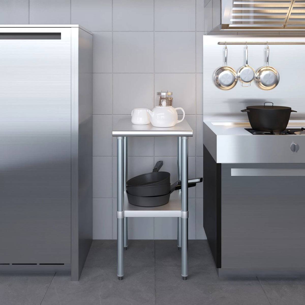 Stainless Steel Work Table with Undershelf Q9292