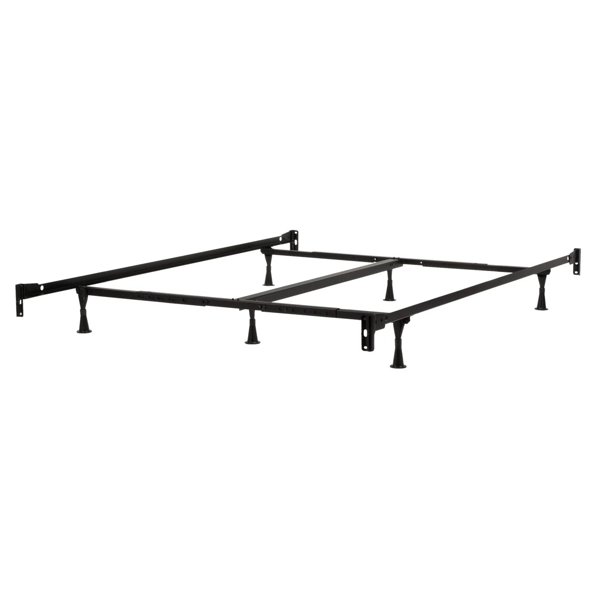 Full Size Medium Soft PillowTop Mattress Set with Bed Frame P7278