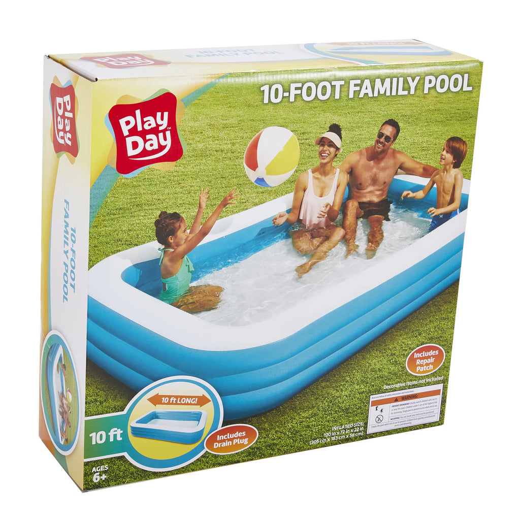 Rectangular Inflatable Family Pool Q38187
