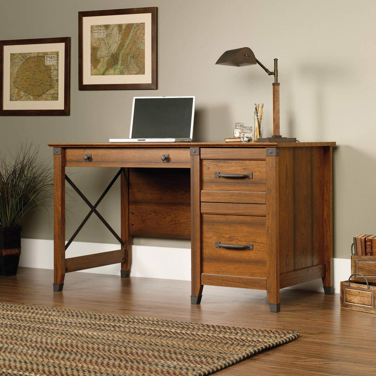Washington Cherry Finish Desk H530