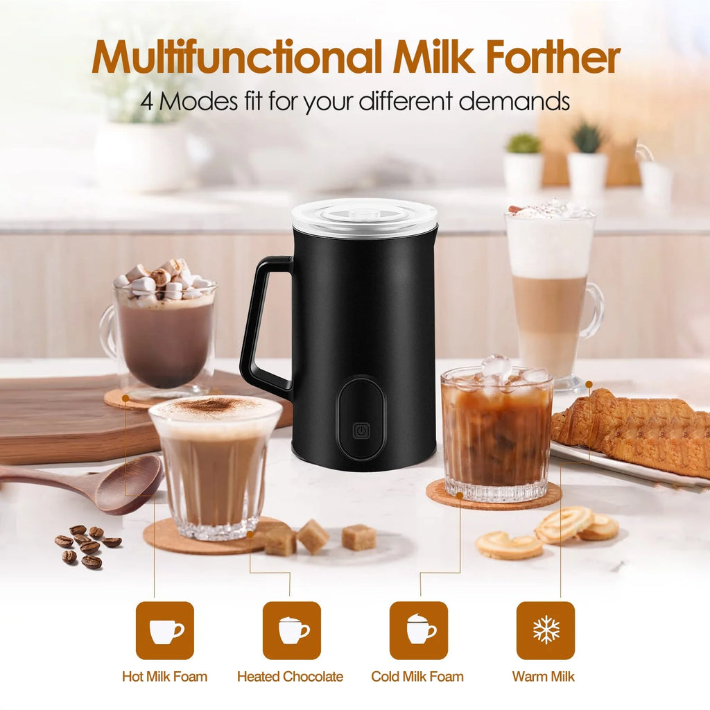 4 in1 Stainless Steel Electric Milk Frother R880839