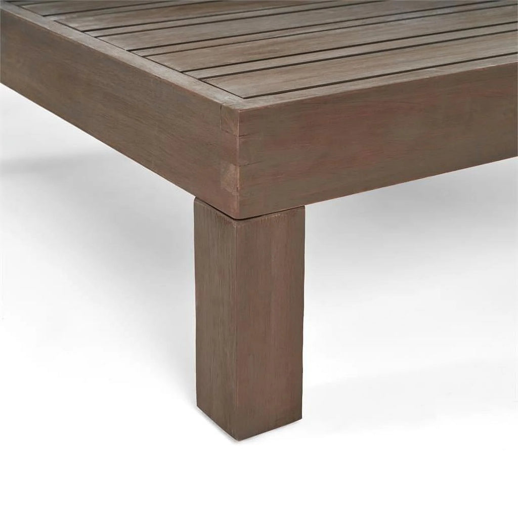 Teak & Red 4 Seater Outdoor Loveseat Chat Set A603