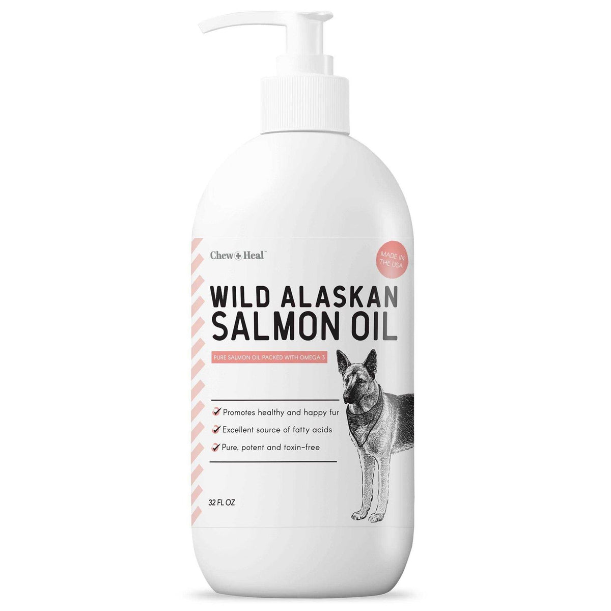 Pure Wild Alaskan Salmon Oil for Dogs A37780
