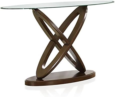 Dark Walnut Wood Console Table K46622