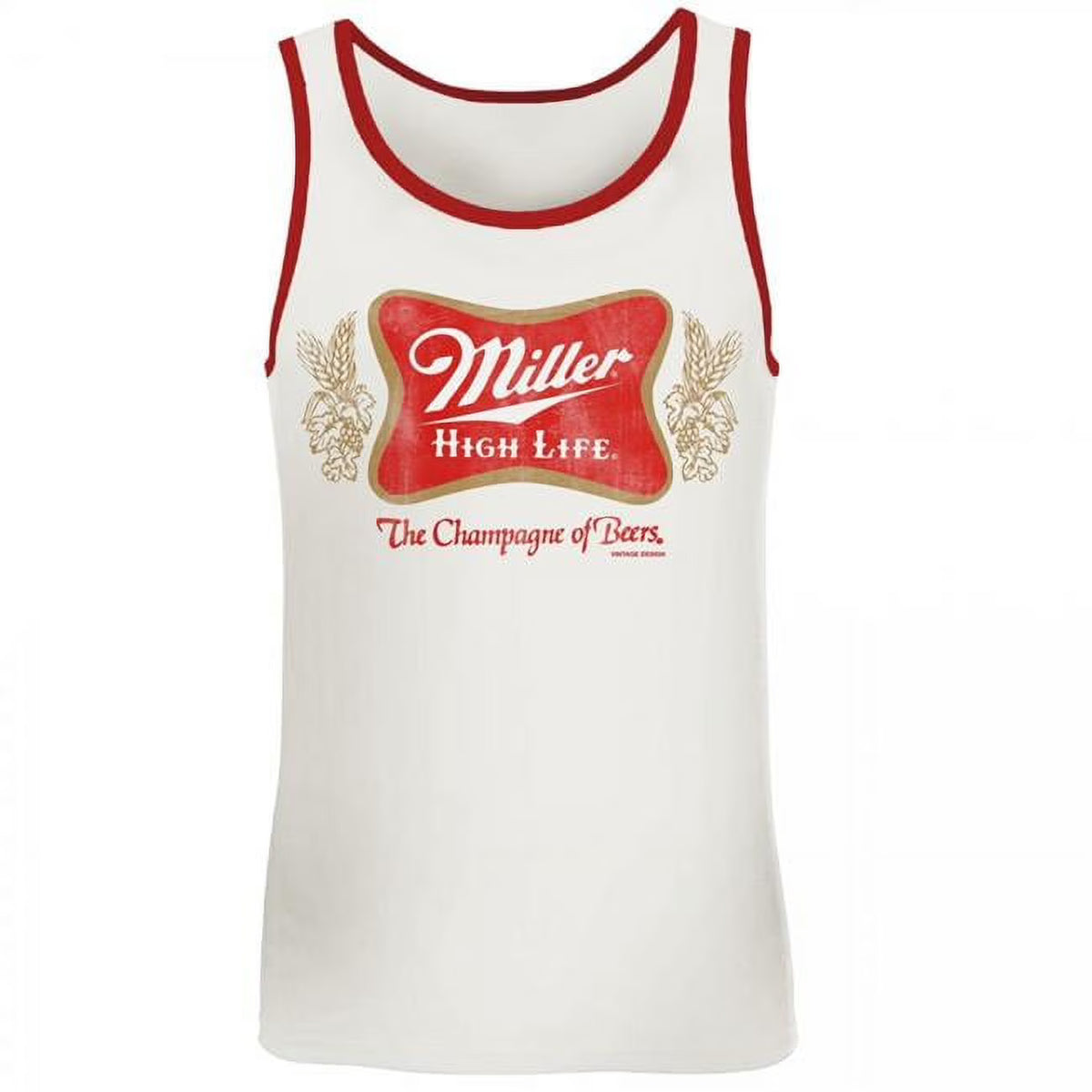 Red Trim Tank Top X36116