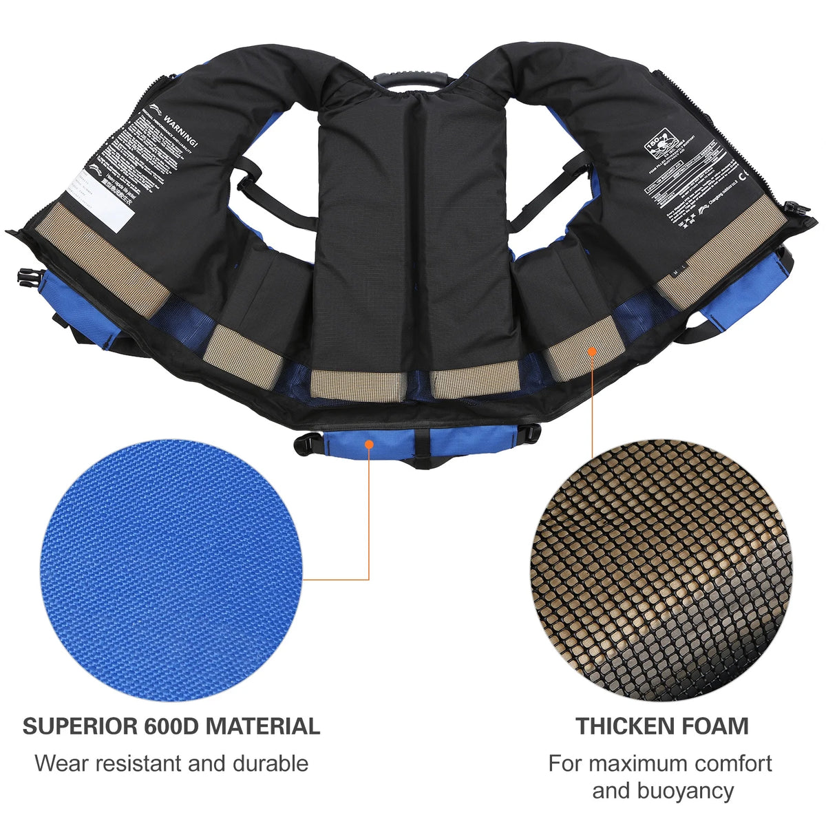 Adult Safety Float Suit Survival Jacket W352482