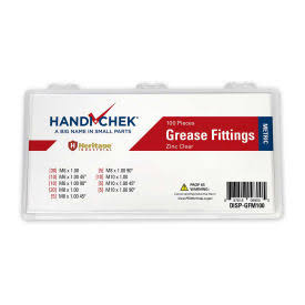 100 Piece Grease Fitting Assortment V6554