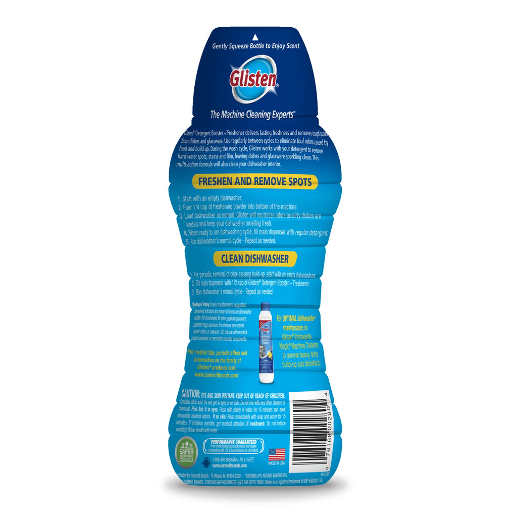 Dishwasher Detergent Booster + Freshener, 28 oz, 4 Bottles H172
