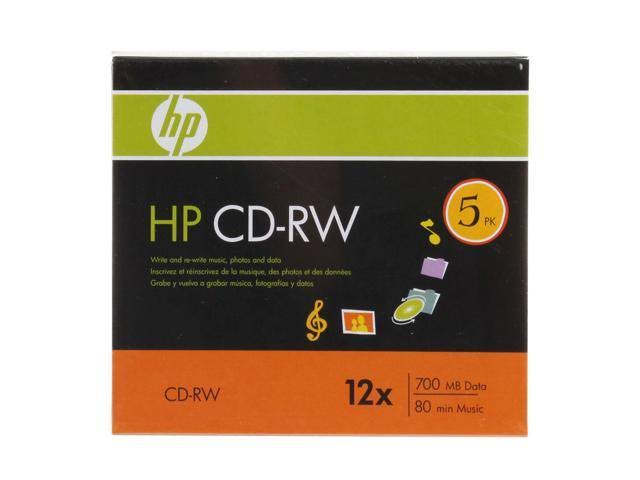 100-pk 12x CD-RW Rewritable Blank Disc 700MB in Slim Jewel Case U308032