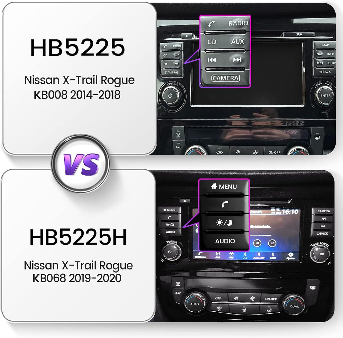 Car Stereo Bluetooth Touch Screen Radio with Carplay Android Auto T966