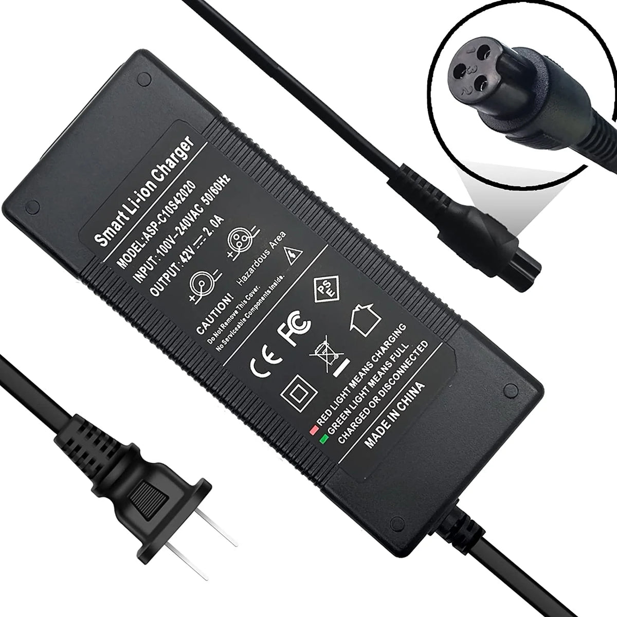 42V 2A Adapter Charger for Electric Scooter N17157