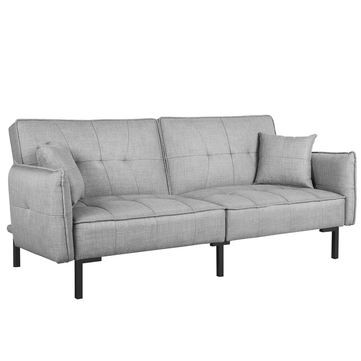78" Memory Foam Convertible Futon Sofa P695