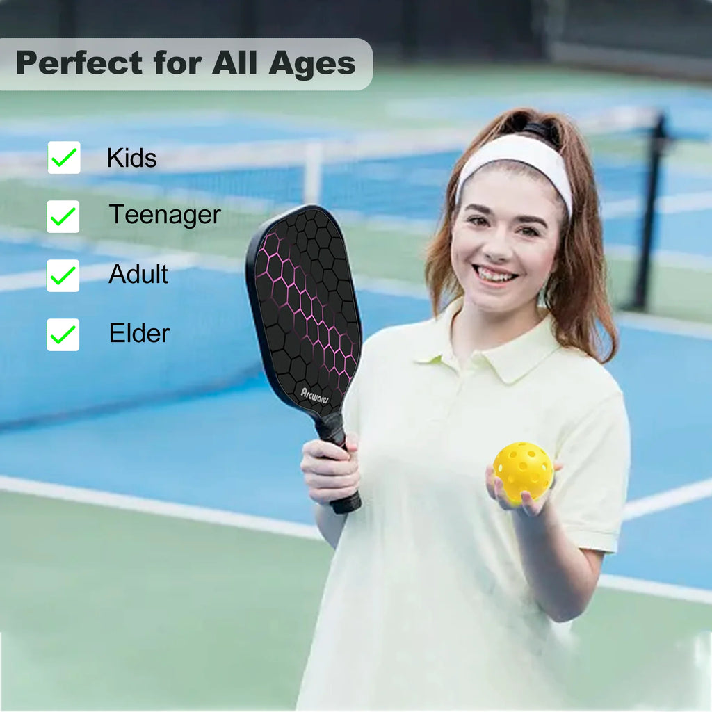 Pickleball Paddles Set of 2 with 4 Pickle Balls and Bag M510887