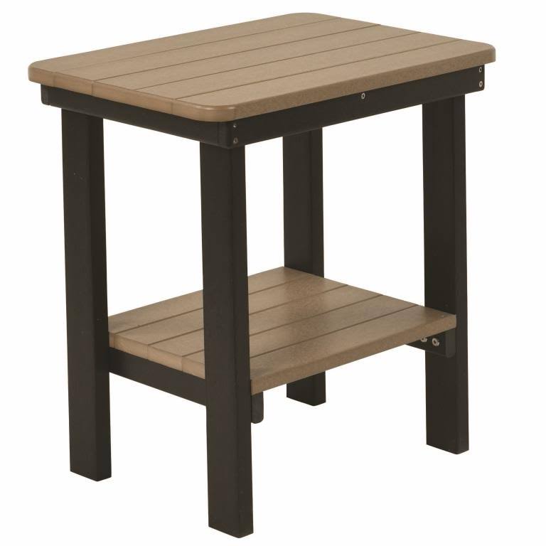 Resin Rectangular End Table P225