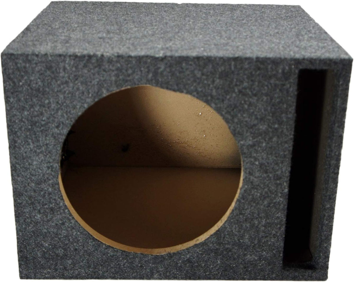Single 10 Vented Subwoofer Stereo Sub Box Ported Enclosure 5/8 MDF K978