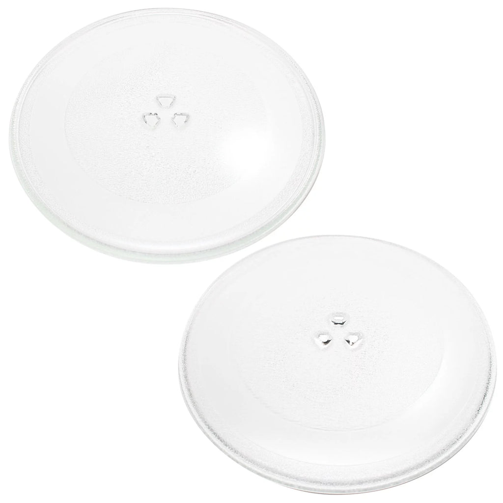 2-Pack Microwave Glass Turntable Tray 12 3/4" W324