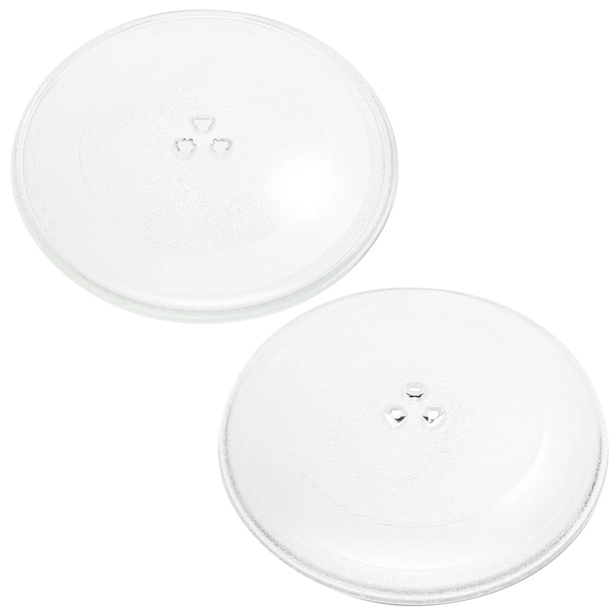2-Pack Microwave Glass Turntable Tray 12 3/4" W324
