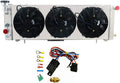 3 Row Core Aluminum Radiator with Fan Shroud and Relay D9791