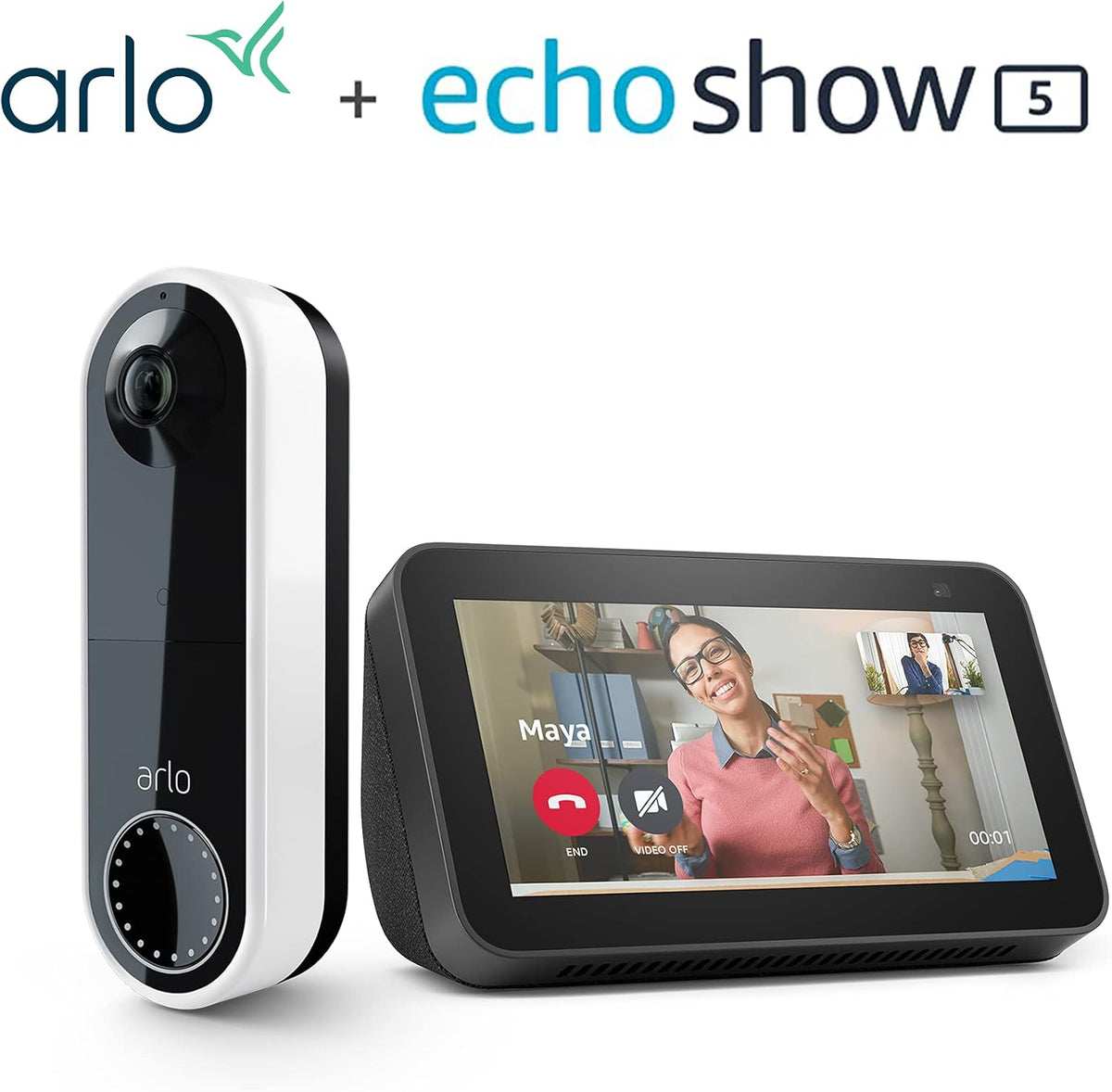 Wire-Free Video Doorbell White Bundle A797401