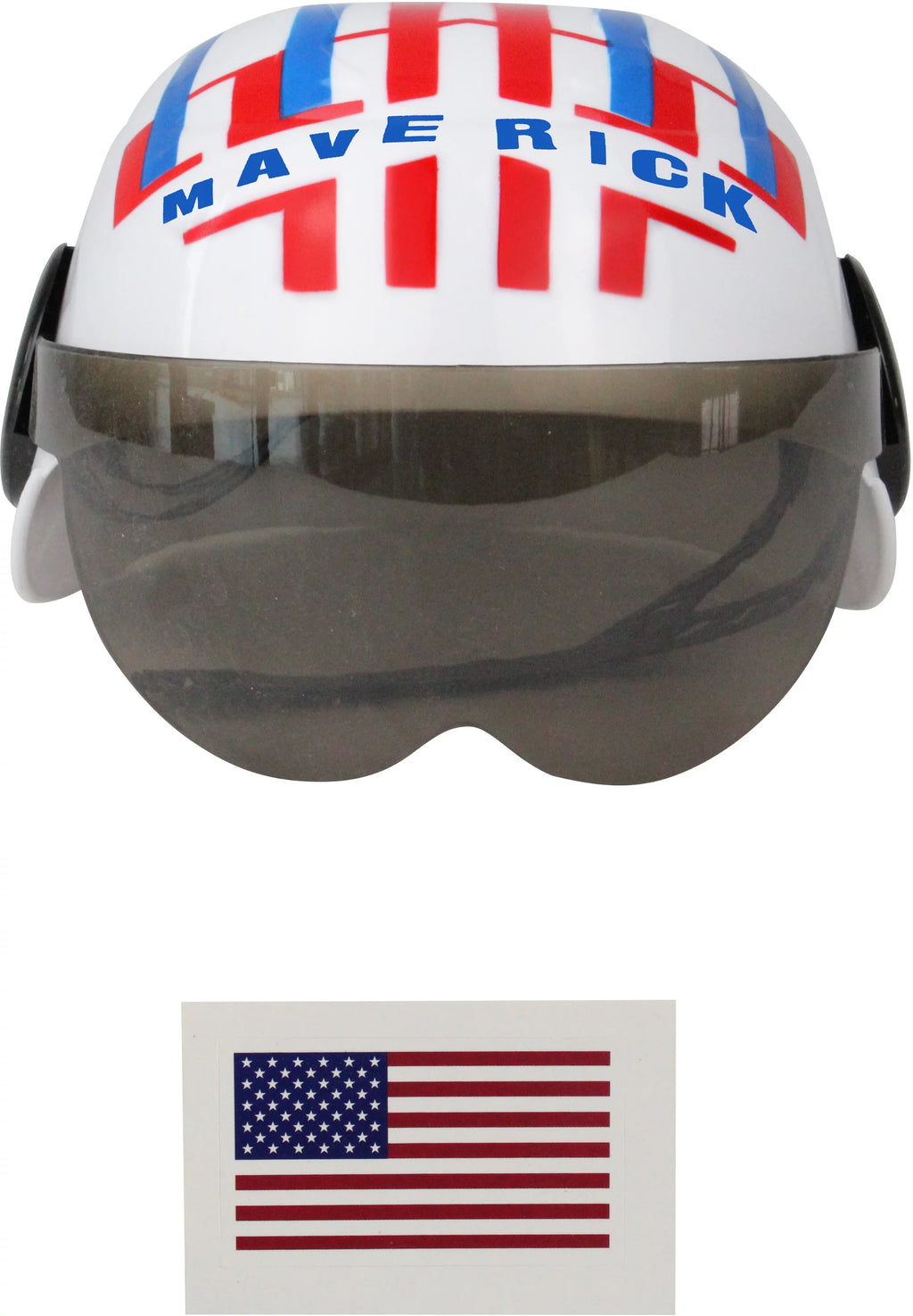 White Pilot Helmet Costume Accessory Z655671