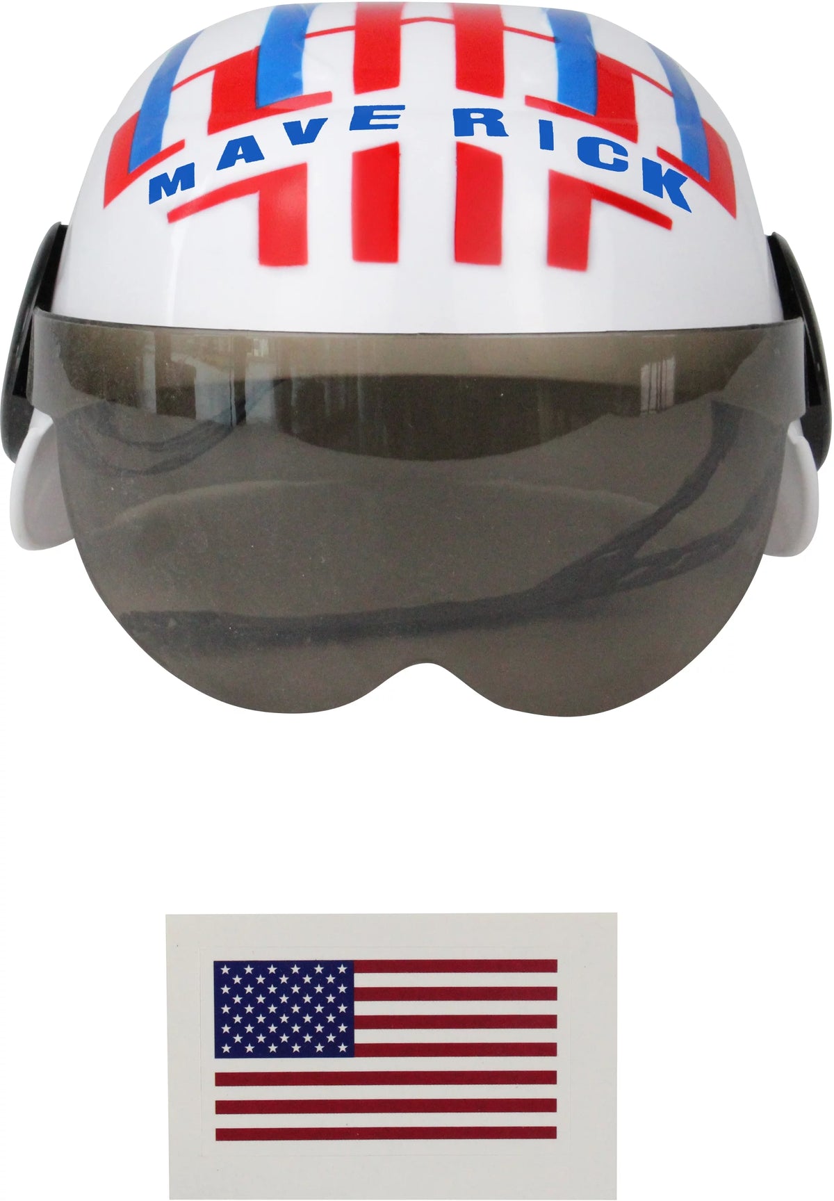 White Pilot Helmet Costume Accessory Z655671