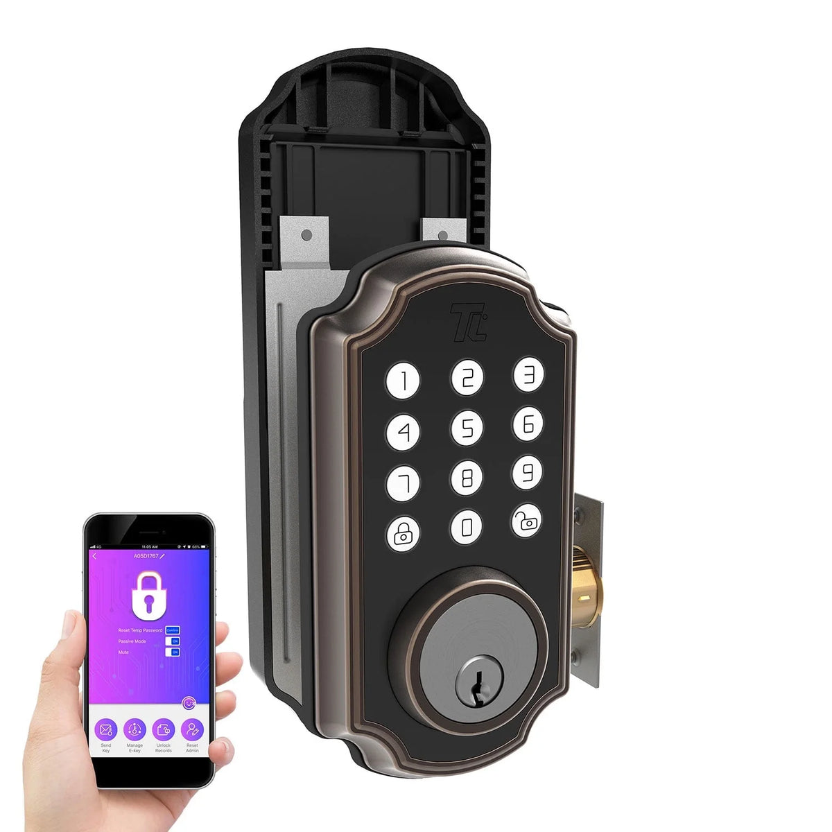 Smart Lock with Keypad Digital Deadbolt E702