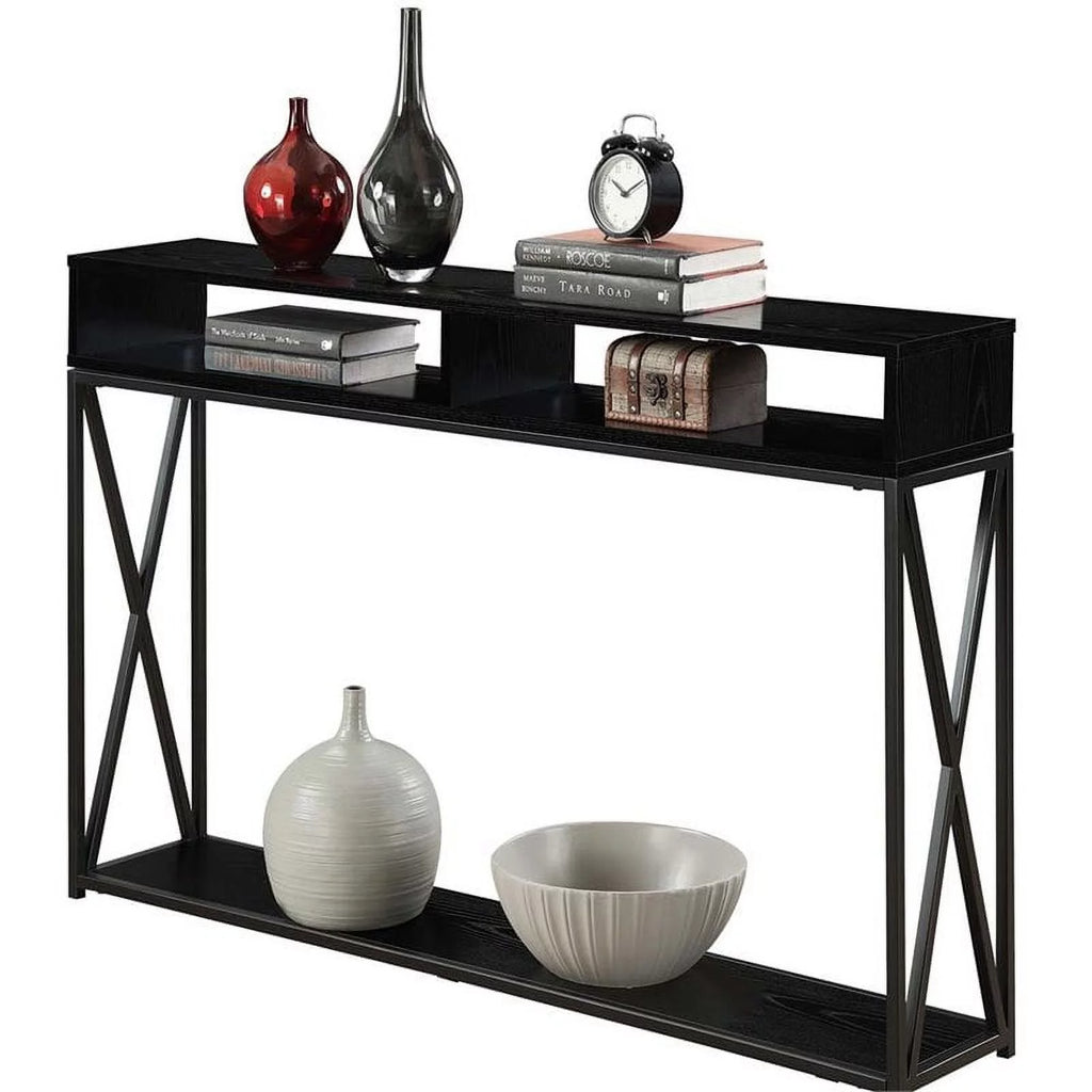 Black Wood Console Table H603901