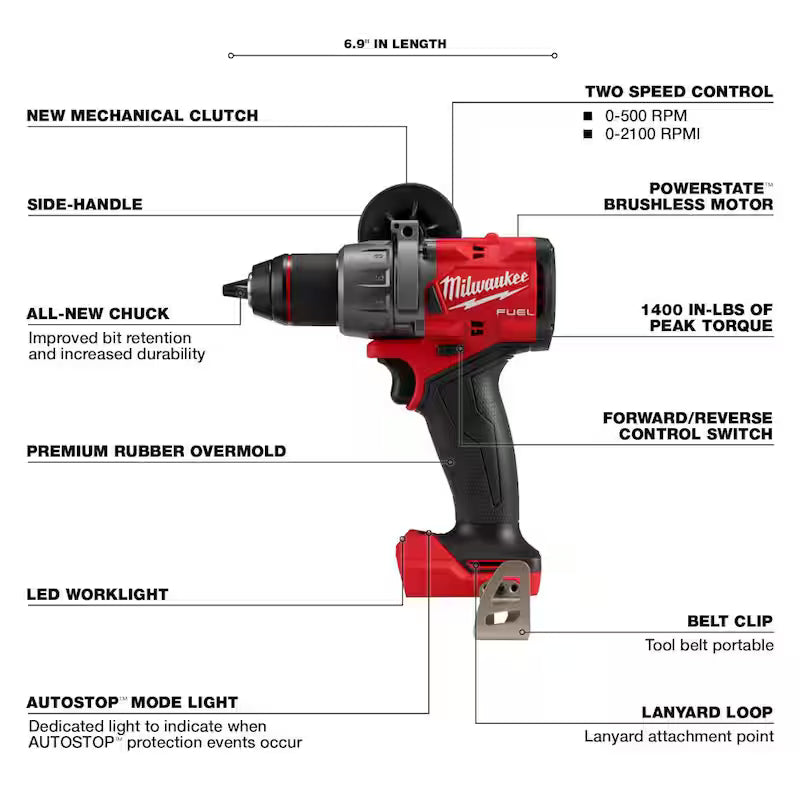 18V Lithium-Ion Brushless Cordless Combo Kit with 5.0 Ah Batteries 7-Tool & Cordless Blower W694520