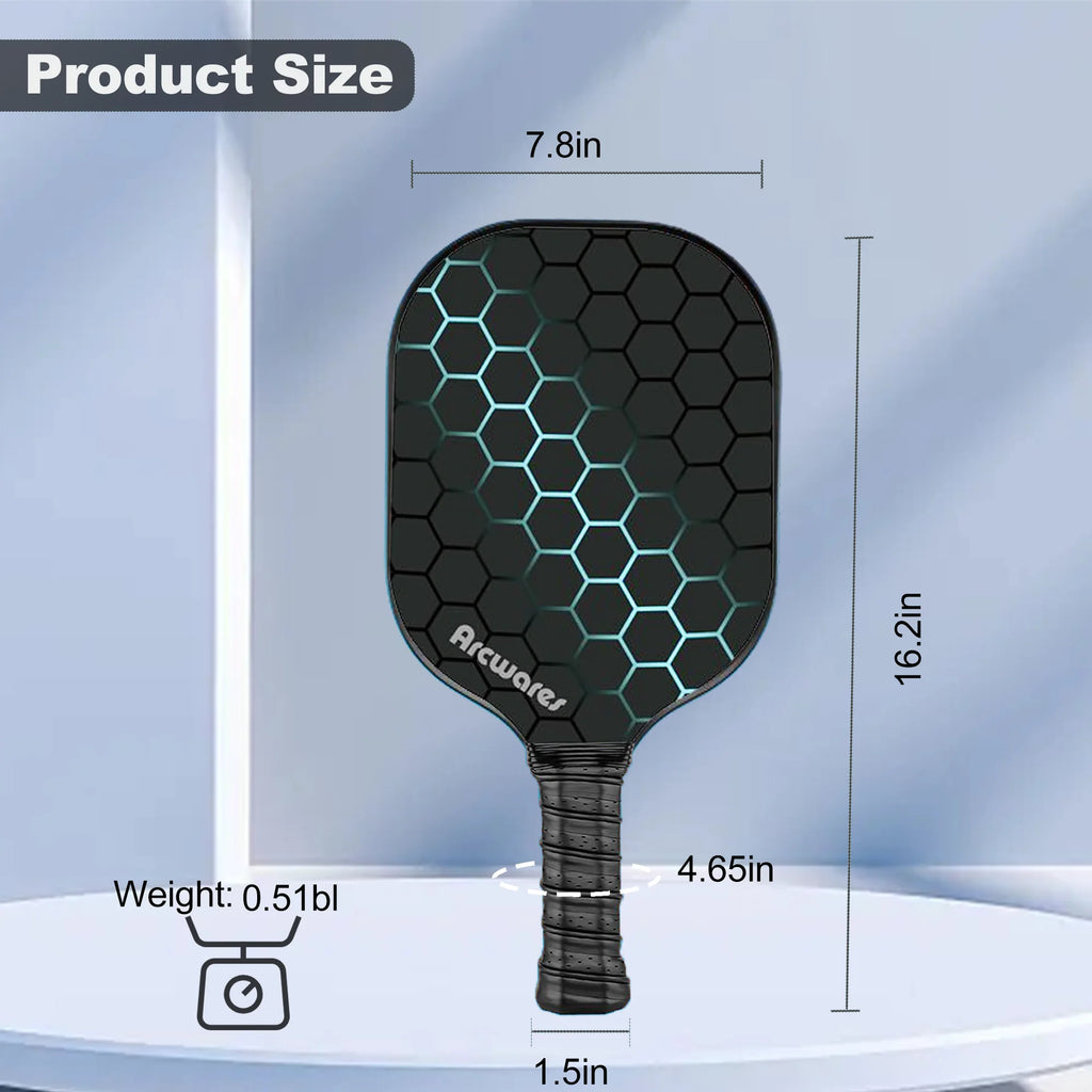 Pickleball Paddles Set of 2 with 4 Pickle Balls and Bag M510887