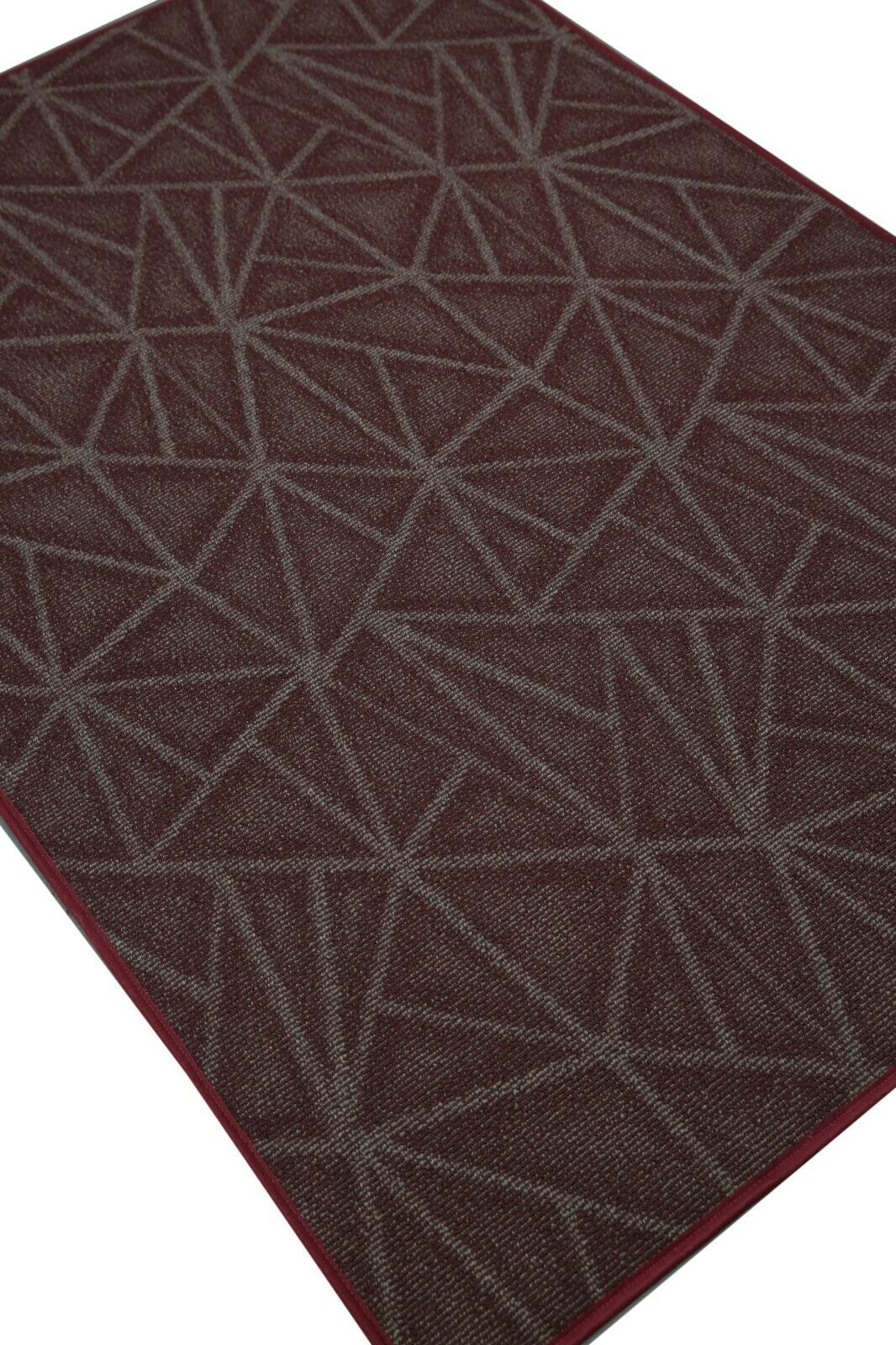 Burgundy 12' Round Solid Color Indoor/Outdoor Rug J904665